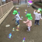 シャボン玉大好き！