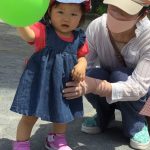 「5月 子育て支援 風船と遊ぼう!」