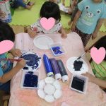 💛６月２５日💛ふたば組；『七夕製作』🎋第１弾：夜空と🌌天の川！