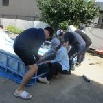 💛6月29日💛『プールの組み立てをしました』