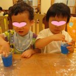 そよかぜ組：寒天遊び
