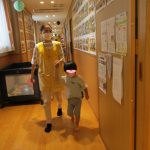洪水を想定しての垂直避難訓練