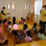 うみ組さんの手洗い指導