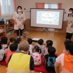 うみ組さんの手洗い指導