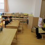 食育「お箸の持ち方」そら組