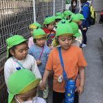 たいよう組とそら組のお別れ散歩