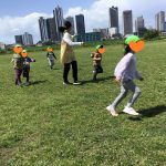土手にお散歩！