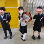 ランドセル姿:入学おめでとう