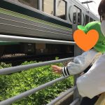 電車を見たよ!
