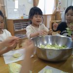 【たいようぐみ　きゃべつちぎり】