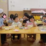ふたば組の食事風景です！