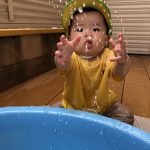 だいち組水遊び