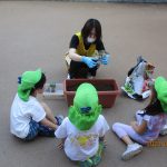 たいよう組：さつまいもを植えたよ！