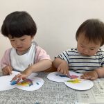 そよかぜ組～絵の具あそびをしたよ～