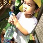 水遊びが始まりました！