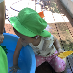 「楽しい水遊び！」