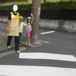 8月14日○たいよう組【段ボールをもらいに行きました】