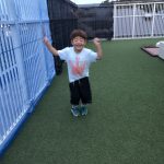 たいよう組 さつまいものつるで遊びました