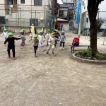 そら、たいよう組　さくらんぼ公園でだるまさんがころんだをしました