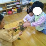 《たいよう組 さつまいもリース作り》