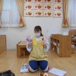 ふたば組の手洗い指導