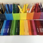 虹色の色鉛筆
