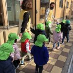 ふたば組　～　新年初めての散歩　～