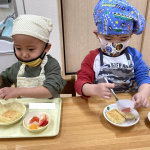 クリスマスケーキ作り