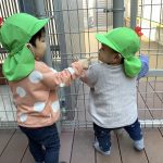 だいち組の日常~テラス探索と室内遊び~