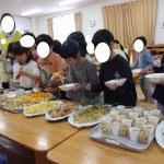 【お別れ会　バイキング給食】