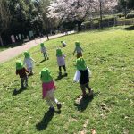 4月10 日ふたばぐみ　桜探しに行きました