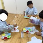 蝶々とてんとう虫の製作をしました！
