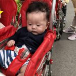 5月14日　だいちぐみ　初めて散歩に行きました。