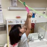 4歳児クラス「いちご狩りゲーム」