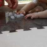 だいち組 氷遊び