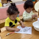 そよかぜ組☆シール遊び
