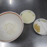 1月21日　『クッキング　きな粉蒸しパン作り』