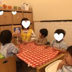 そよかぜ組 上新粉粘土で雪だるまを作ったよ!