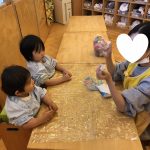 紙粘土に触れたよ☆