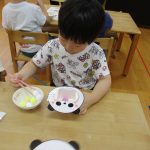 たいよう組：食育「はしの持ち方」