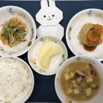 お月見給食