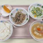 ☆10月27日(月)の昼食☆