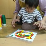 「だいち組　絵の具遊び」