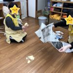 【嘔吐処理研修を行いました】