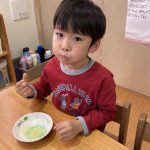 食育　そら・たいよう　りんごの食べ比べ