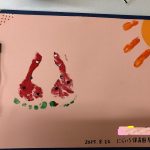 子育て広場 足形