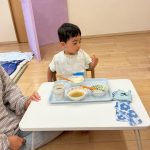 そよかぜ組 給食の様子