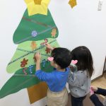ふたば組 クリスマスツリー作り
