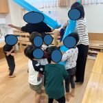 すくわくプログラム「かがくタイム」が、そら組、たいよう組さんでありました♪