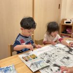 七五三 飴袋の製作の様子